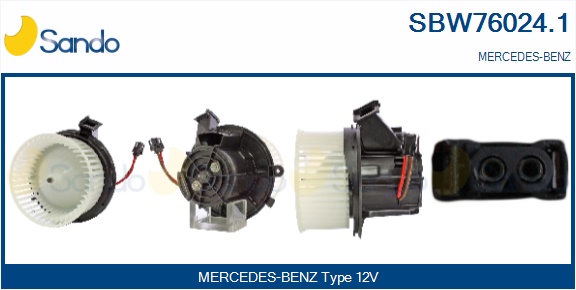 Ventilatore abitacolo SANDO SBW76024.1