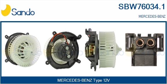 Ventilatore abitacolo SANDO SBW76034.1