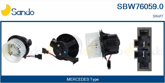Ventilatore abitacolo SANDO SBW76059.0