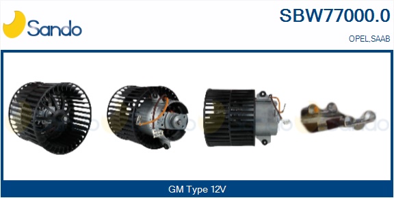 Ventilatore abitacolo SANDO SBW77000.0