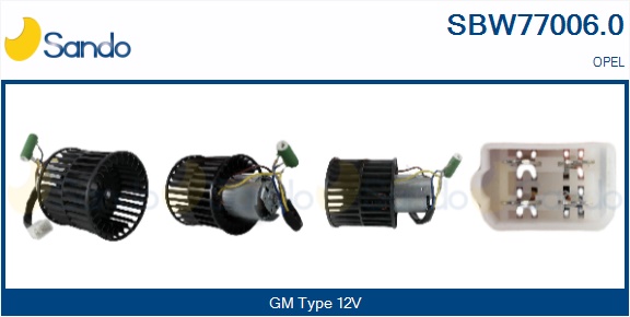 Ventilatore abitacolo SANDO SBW77006.0