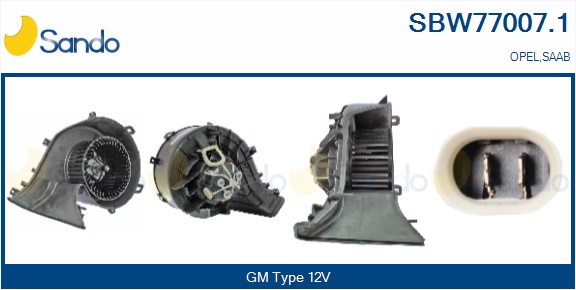 Ventilatore abitacolo SANDO SBW77007.1