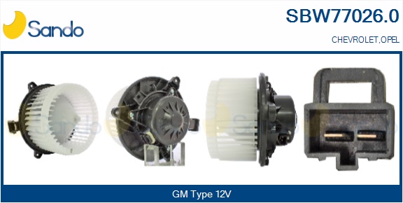 Ventilatore abitacolo SANDO SBW77026.0