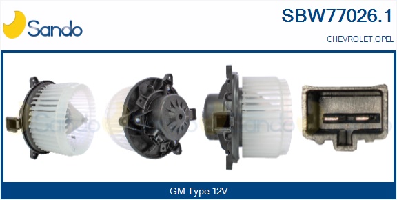 Ventilatore abitacolo SANDO SBW77026.1