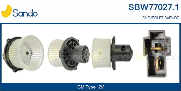 Ventilatore abitacolo SANDO SBW77027.1