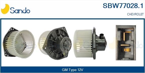 Ventilatore abitacolo SANDO SBW77028.1