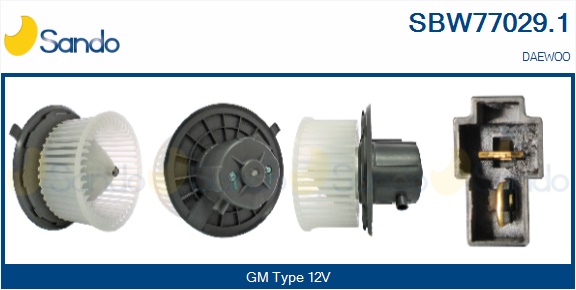 Ventilatore abitacolo SANDO SBW77029.1