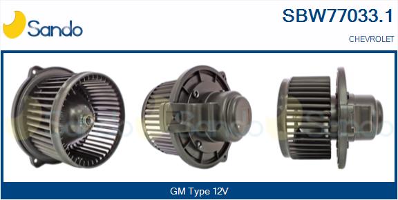 Ventilatore abitacolo SANDO SBW77033.1