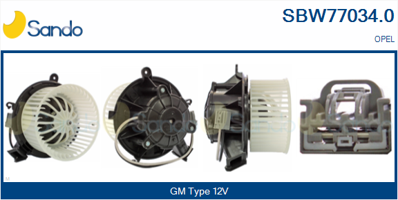 Ventilatore abitacolo SANDO SBW77034.0