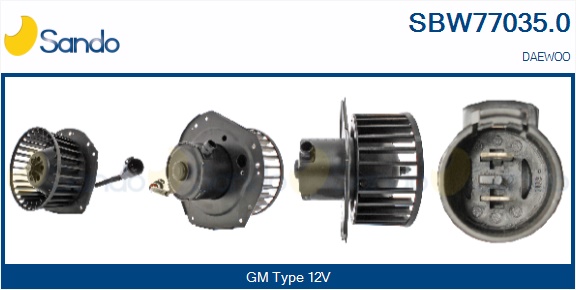 Ventilatore abitacolo SANDO SBW77035.0