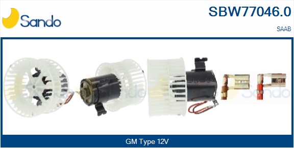 Ventilatore abitacolo SANDO SBW77046.0
