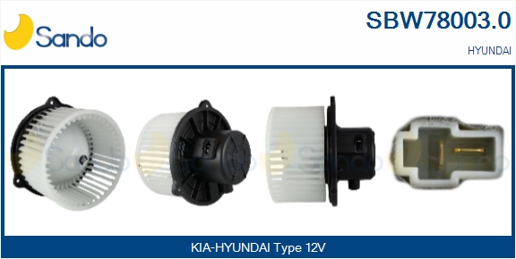 Ventilatore abitacolo SANDO SBW78003.0