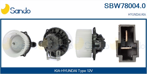 Ventilatore abitacolo SANDO SBW78004.0