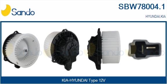 Ventilatore abitacolo SANDO SBW78004.1