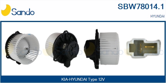 Ventilatore abitacolo SANDO SBW78014.1