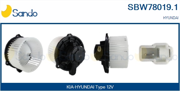 Ventilatore abitacolo SANDO SBW78019.1