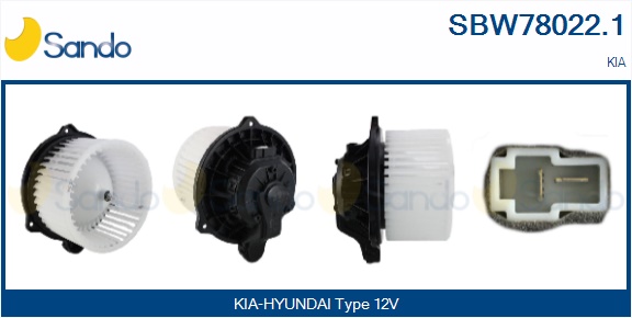 Ventilatore abitacolo SANDO SBW78022.1