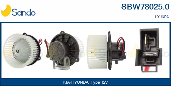 Ventilatore abitacolo SANDO SBW78025.0