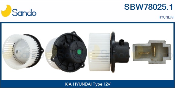 Ventilatore abitacolo SANDO SBW78025.1