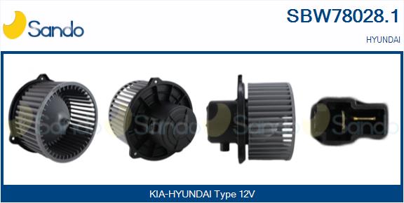Ventilatore abitacolo SANDO SBW78028.1