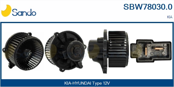 Ventilatore abitacolo SANDO SBW78030.0