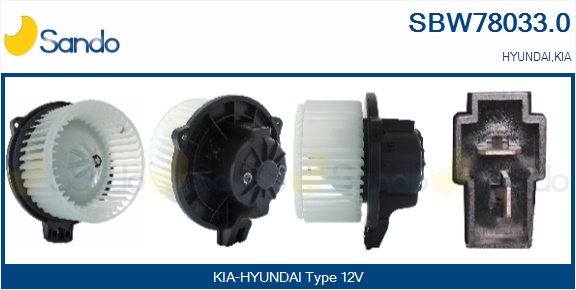 Ventilatore abitacolo SANDO SBW78033.0