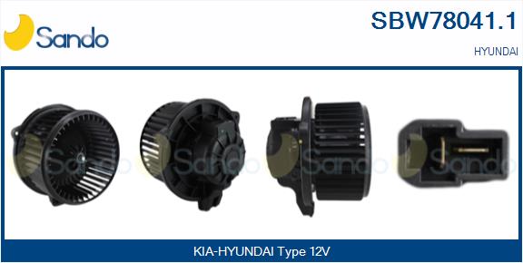 Ventilatore abitacolo SANDO SBW78041.1