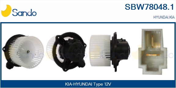 Ventilatore abitacolo SANDO SBW78048.1