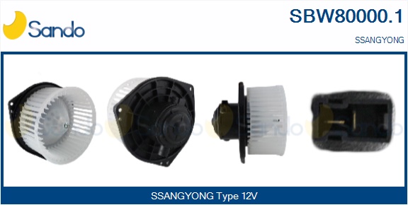 Ventilatore abitacolo SANDO SBW80000.1