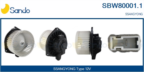Ventilatore abitacolo SANDO SBW80001.1