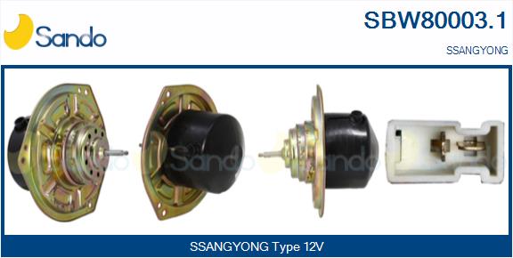 Ventilatore abitacolo SANDO SBW80003.1