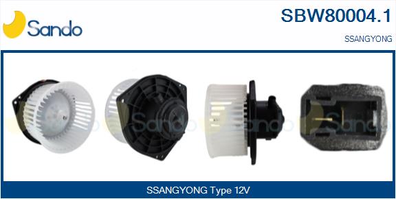 Ventilatore abitacolo SANDO SBW80004.1