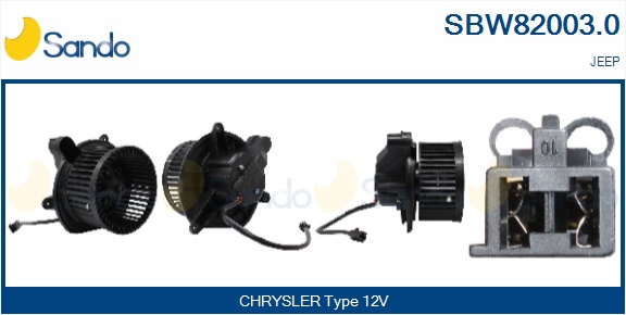 Ventilatore abitacolo SANDO SBW82003.0