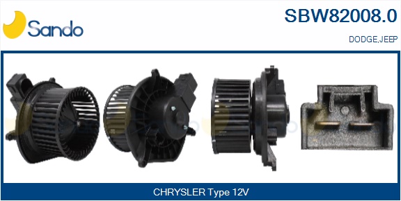 Ventilatore abitacolo SANDO SBW82008.0