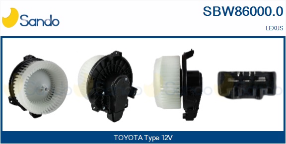Ventilatore abitacolo SANDO SBW86000.0