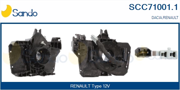 Molla spiroelicoidale, airbag SANDO SCC71001.1