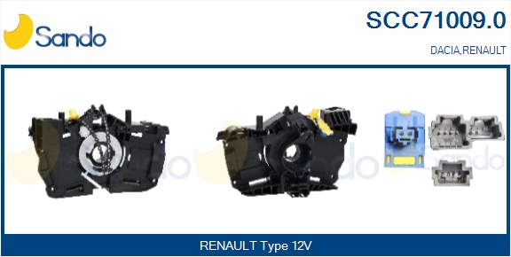 Molla spiroelicoidale, airbag SANDO SCC71009.0
