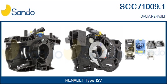 Molla spiroelicoidale, airbag SANDO SCC71009.1