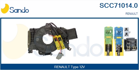 Molla spiroelicoidale, airbag SANDO SCC71014.0