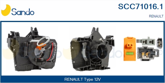 Molla spiroelicoidale, airbag SANDO SCC71016.1
