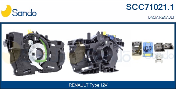 Molla spiroelicoidale, airbag SANDO SCC71021.1