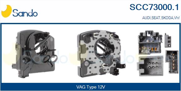 Molla spiroelicoidale, airbag SANDO SCC73000.1