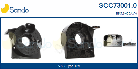 Molla spiroelicoidale, airbag SANDO SCC73001.0
