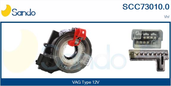 Molla spiroelicoidale, airbag SANDO SCC73010.0