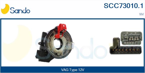 Molla spiroelicoidale, airbag SANDO SCC73010.1