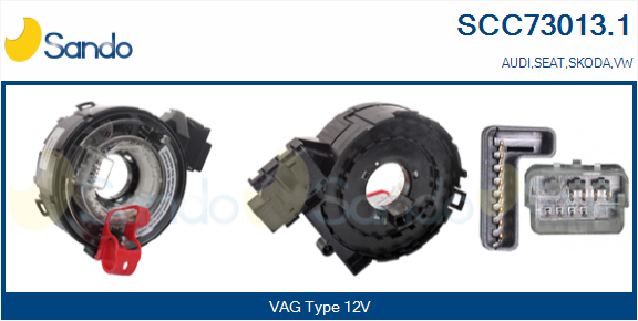 Molla spiroelicoidale, airbag SANDO SCC73013.1