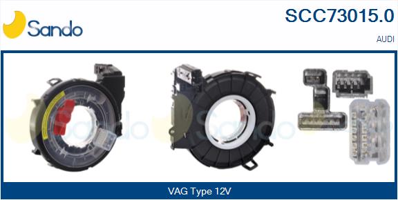 Molla spiroelicoidale, airbag SANDO SCC73015.0
