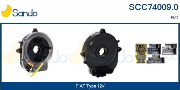 Molla spiroelicoidale, airbag SANDO SCC74009.0