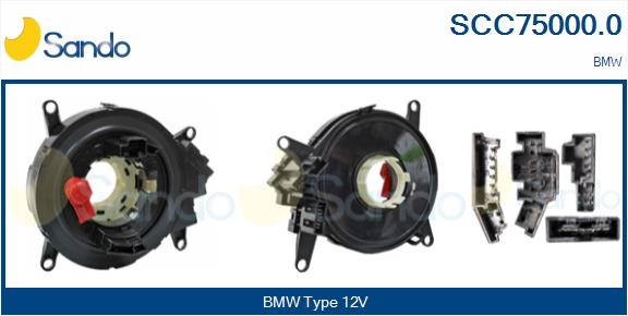 Molla spiroelicoidale, airbag SANDO SCC75000.0