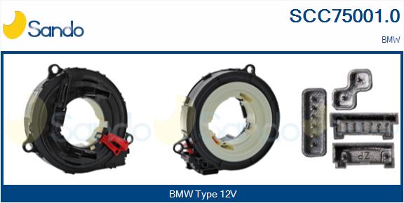 Molla spiroelicoidale, airbag SANDO SCC75001.0